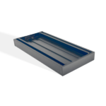 100x100x21mm Brushed Black Ezy Flow Tile Insert Grate