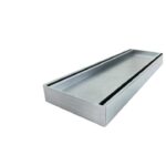 100x100x21mm Brushed Silver Ezy Flow Tile Insert Grate