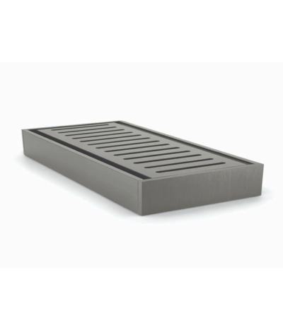 100x100x26mm Gunmetal Ezy Flow Floor Grate