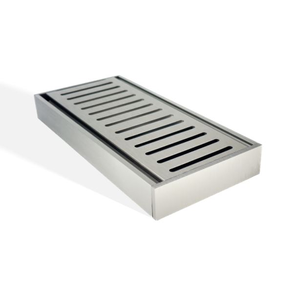 100x100x26mm Brushed Nickel Ezy Flow Floor Grate 1 100x100x26mm Brushed Nickel Ezy Flow Floor Grate