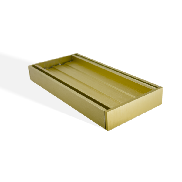100x100x26mm Brushed Gold Ezy Flow Tile Insert Grate 1 100x100x26mm Brushed Gold Ezy Flow Tile Insert Grate