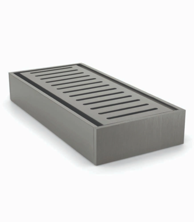 100x100x35mm Gunmetal Ezy Flow Floor Grate