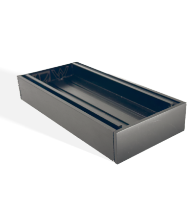 100x100x35mm Brushed Black Ezy Flow Tile Insert Grate