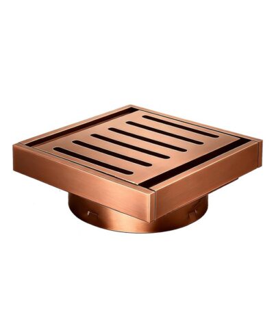 100*100*21mm Bronze Ezy Flow Guard Floor Waste