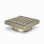 100*100*14mm Brushed Nickel Ezy Flow Guard Floor Waste