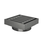 100*100*21mm Gun Metal Ezy Flow Guard Floor Waste