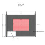 900*750mm Carysil Sharpe Edged 3 Color Lighting Backlit LED Mirror Touch Sensor Switch Defogger Pad