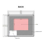 900*750mm Carysil Square Round Edged 3 Color Lighting Frontlit LED Mirror Touch Sensor Switch Defogger Pad