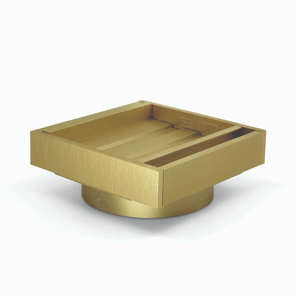 100*100*21mm Brushed Gold Ezy Flow Guard Floor Waste Insert 1 100*100*21mm Brushed Gold Ezy Flow Guard Floor Waste Insert