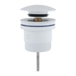 Matte White Universal Basin/Bathtub Pop Up Waste