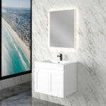 588*450*505mm Miami Wall Hung Fluted Vanity Cabinet