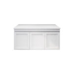 1178*450*505mm Miami Wall Hung Fluted Vanity Cabinet (Double Bowls)