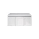 1178*450*505mm Miami Wall Hung Fluted Vanity Cabinet (RHD) (Single Bowl)