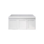 1178*450*505mm Miami Wall Hung Fluted Vanity Cabinet (Double Bowls)