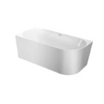 NOVA Series 1500*750*580mm Gloss White Acrylic Bathtub(Left Corner)