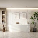 NOVA Series 1500*750*580mm Gloss White Acrylic Bathtub(Right Corner)