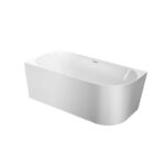 NOVA Series 1700*800*580mm Gloss White Acrylic Bathtub(Left Corner)