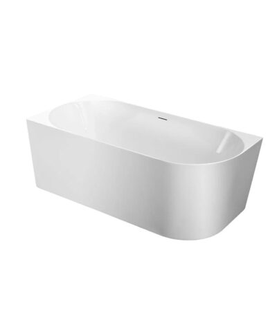 NOVA Series 1700*800*580mm Gloss White Acrylic Bathtub(Left Corner)