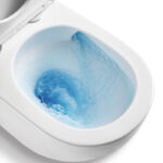 NORTON99 570*360*410mm Gloss White Quiet Flushing Wall Faced Floor Pan
