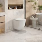 NORTON66 495*365*365mm Gloss White Quiet Flush Wall Hung Pan