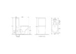 OXFORD 680*415*870mm Gloss White Flushing Back to Wall Toilet Suite