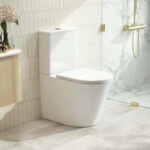OXFORD 680*415*870mm Gloss White Flushing Back to Wall Toilet Suite
