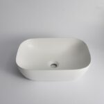 465x320x135mm Matte White Above Counter Basin
