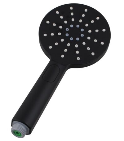 Black 3 Functions Handheld Shower