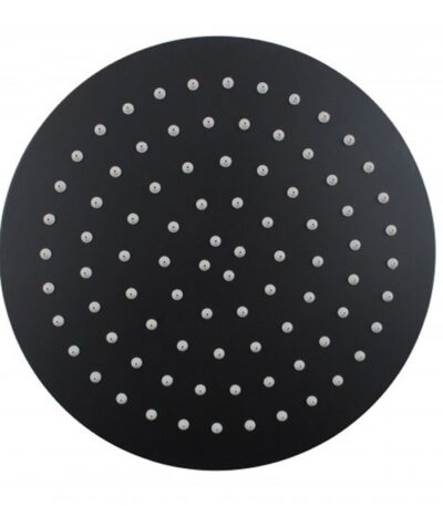 250mm Black Shower Head
