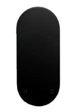 Oval Black Handle 120*46mm