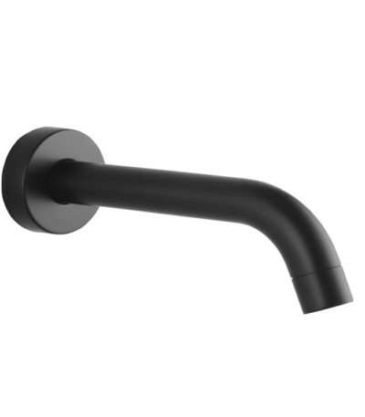 LUCID PIN Series Round Black Bathtub/Basin Wall Spout(160mm)