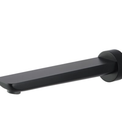 RUSHY Series 180mm Black Bathtub/Basin Wall Spout