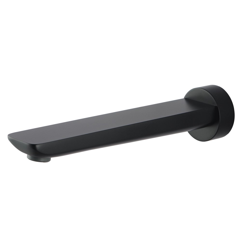 RUSHY Series 180mm Black Bathtub/Basin Wall Spout 1 RUSHY Series 180mm Black Bathtub/Basin Wall Spout