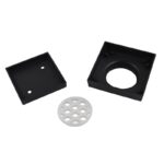 115x115mm Black Tile Insert Drain