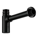 Round Black Bottle Trap G1 1/2"