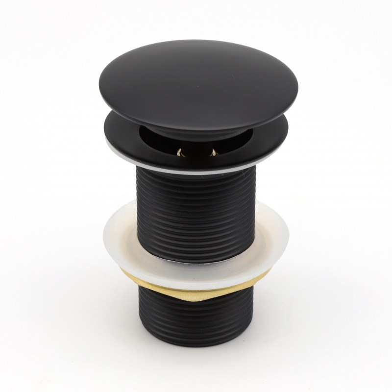 Black Pop Up Waste No Overflow 1 Black Pop Up Waste No Overflow