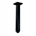 200mm Black Ceiling Shower Arm