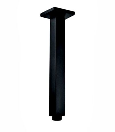 200mm Black Ceiling Shower Arm