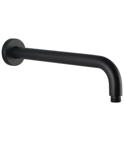 400mm Black Wall Shower Arm