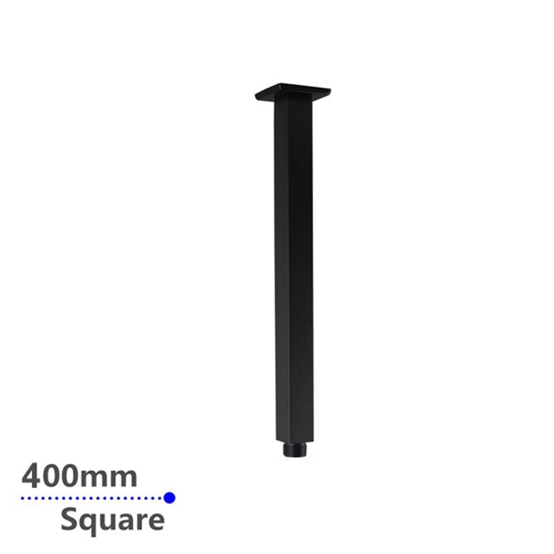 400mm Black Ceiling Shower Arm 1 400mm Black Ceiling Shower Arm