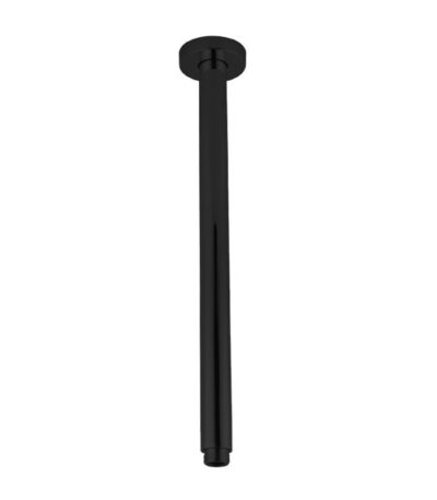 400mm Black Ceiling Shower Arm