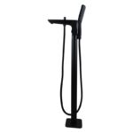 Black Freestanding Tap with Handheld Shower