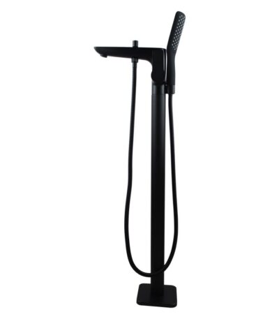 Black Freestanding Tap with Handheld Shower