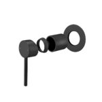 LUCID PIN Black Wall Mixer Trim Kit Only (match CLPM)