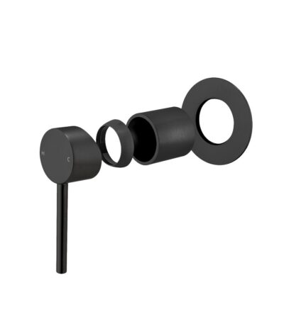 LUCID PIN Black Wall Mixer Trim Kit Only (match CLPM)