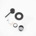LUCID PIN Black Wall Mixer Trim Kit Only (match CLPM)
