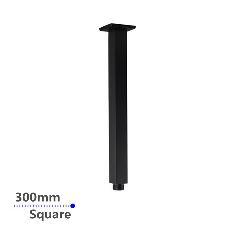 300mm Black Ceiling Shower Arm 1 300mm Black Ceiling Shower Arm