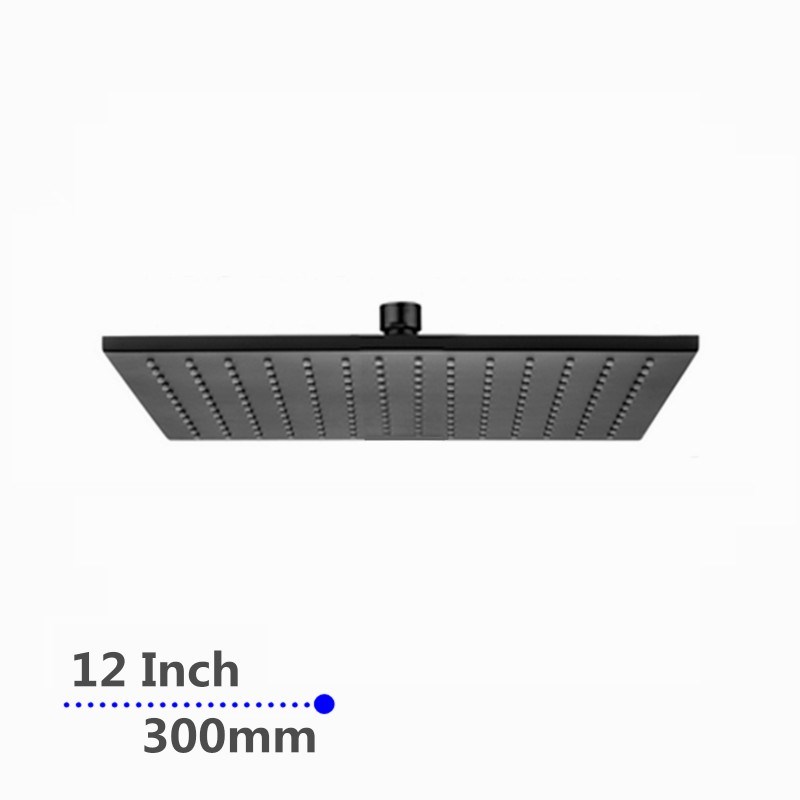 300mm Black Shower Head 1 300mm Black Shower Head