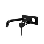 LUCID PIN Series Black Spout Mixer Trim Kit Only (match CLPS)