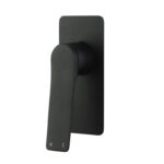RUSHY Series Square Black Wall Mixer Trim Kit(match CLPM)